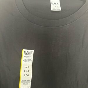 Makers Market Men's Charcoal Long Sleeve Tee